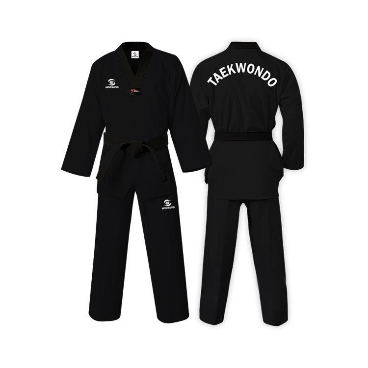 Seragam Taekwondo Hitam